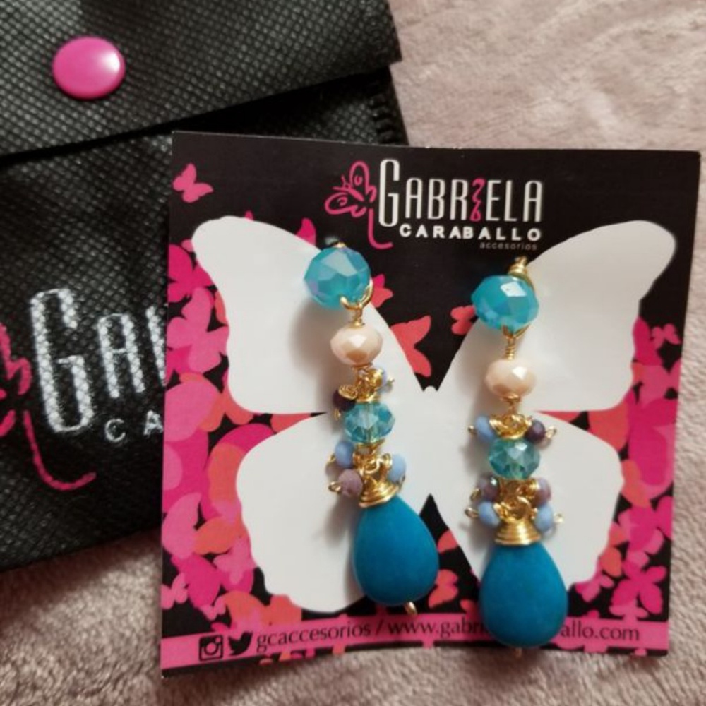 Long Turquoise Earrings